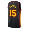 Atlanta Hawks Clint Capela 15 Jordan 2022-23 Statement Edition Musta Pelipaidat Swingman - Miesten